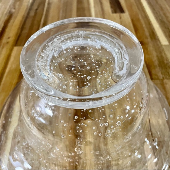 Southern Living At Home Tiny Bubbles Collection Centerpiece Clear Glass Bowl - Picture 6 of 10